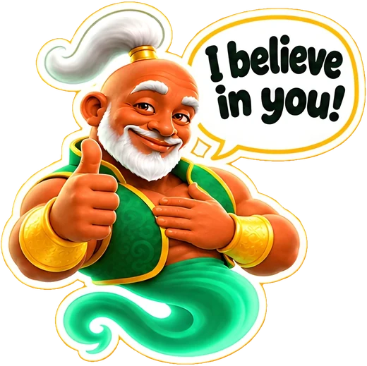 Genie: “I believe in you!”