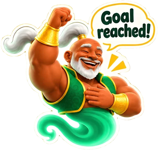 Genie: “Goal reached!”