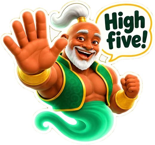 Genie: “High five!”