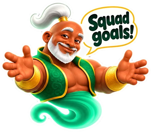 Genie: “Squad goals!”